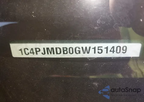 2016 Jeep Cherokee Limited from USA, damaged, VIN 1C4PJMDB0GW151409